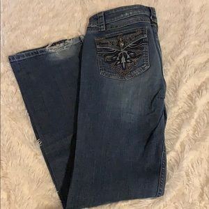 Harley Davidson embellish jeans